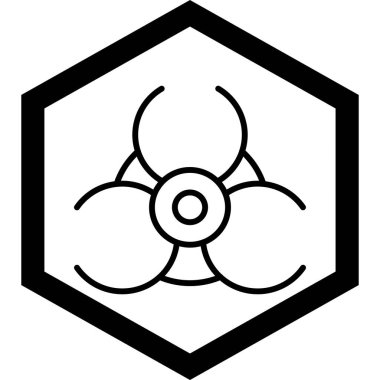 Bir çiçek simgesinin vektör illüstrasyonu