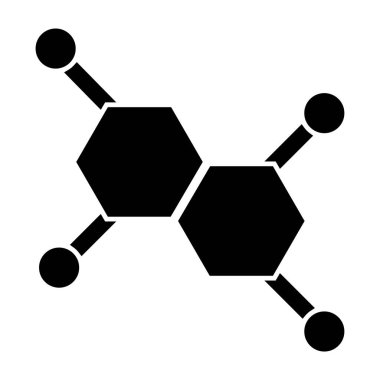 vector illustration of a molecule icon