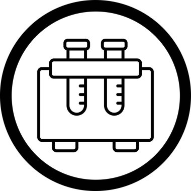 Bir b simgesinin vektör illüstrasyonu