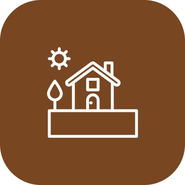 Bina vektör simge işareti simge vektör çizim kişisel ve ticari kullanım için..