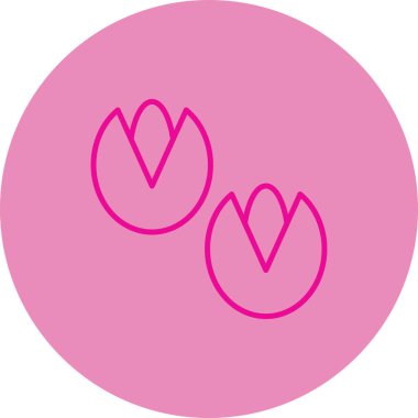 Bir kalp simgesinin vektör illüstrasyonu