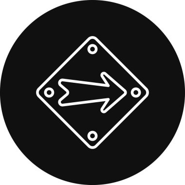 Arrow vektör simgesi illüstrasyonu