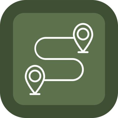 Harita iğne simgesi. vektör illüstrasyonu