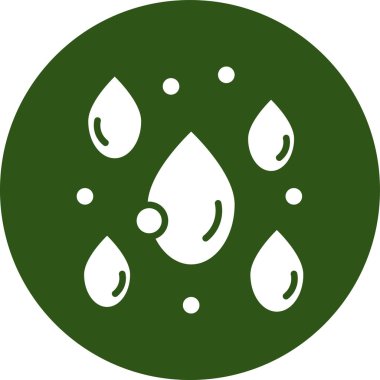 Bir su damlasının vektör çizimi