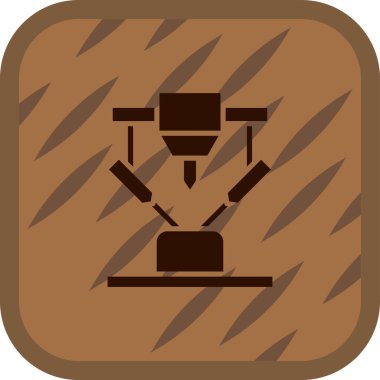 kahve öğütücü ikon vektör illüstrasyonu