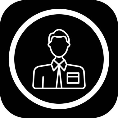 İş ve finans simgesinin vektör illüstrasyonu