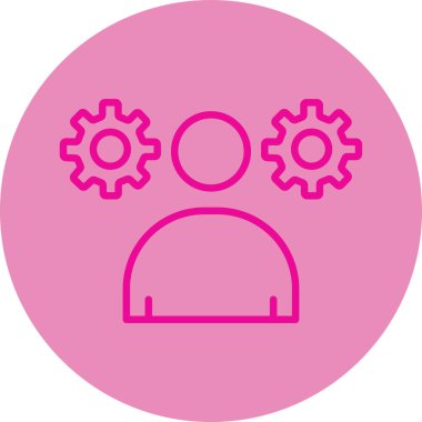 Teçhizat Web simgesi basit illüstrasyon