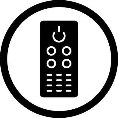 Uzaktan kumanda simge vektör çizim