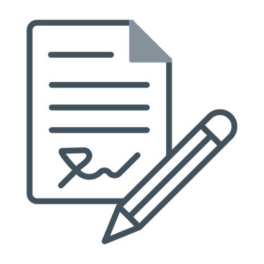 belge simgesi vektör illüstrasyonu