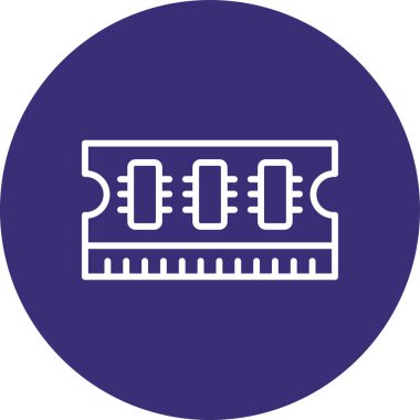 vektör mezura simgesi