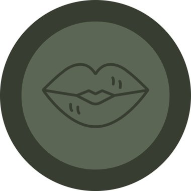 Güzel dudaklar vektör simgesi