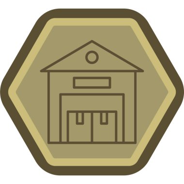 Bir ev simgesinin illüstrasyonu