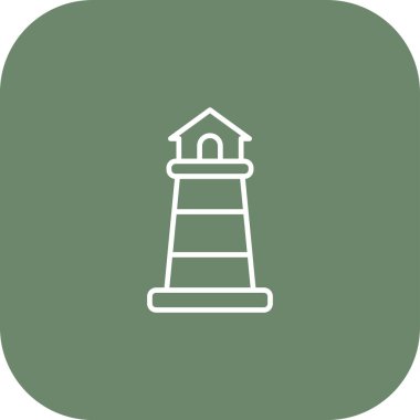 Işık lambası simgesinin vektör illüstrasyonu