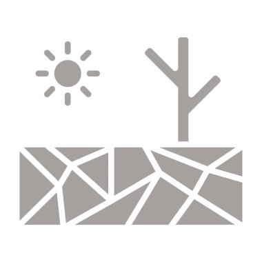 Doğa simgesi. vektör illüstrasyonu