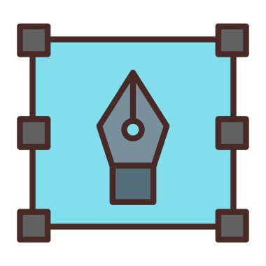 harita simgesi vektör illüstrasyonu