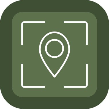 Harita işaretleyici vektör illüstrasyonuName