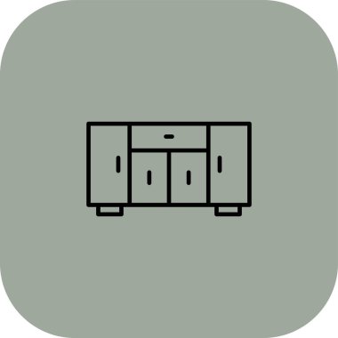 Şeffaf bir arkaplanda kutu vektör çizimi. Birinci kalite semboller. Konsept ve grafik tasarımı için simgeler.