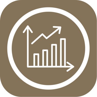 İş ve finans simgesinin vektör illüstrasyonu