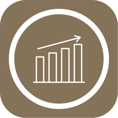 Çubuk grafiğinin vektör simgesi, vektör illüstrasyonuName.