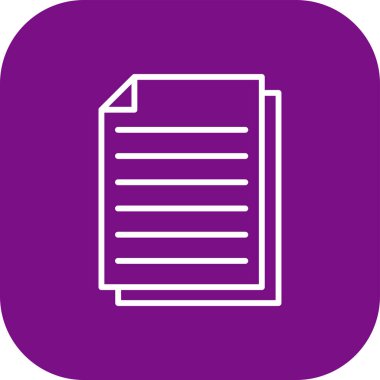 Vektör belgesi Simge illüstrasyonu