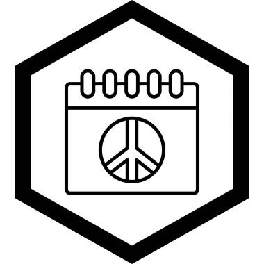 Siyah ve beyaz simgesinin vektör illüstrasyonu