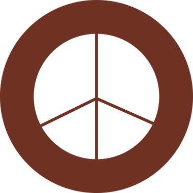bir barış simgesinin vektör rengi