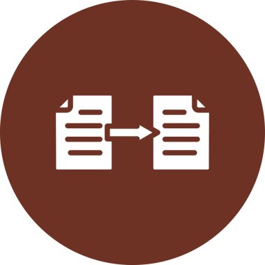 Beyaz arkaplanda vektör dizini düz simgesi