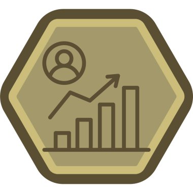 İş ve finans simgesinin vektör illüstrasyonu