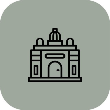 Cami vektör çizimi şeffaf arkaplan, cami kalite sembolleri üzerinde izole