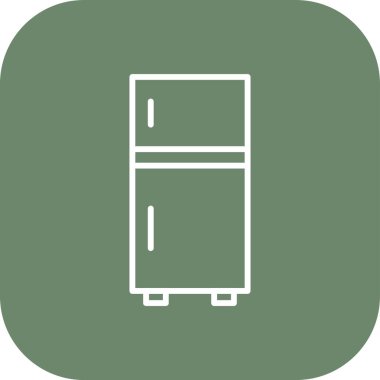 Kolayca değiştirilebilen ya da düzenlenebilen buzdolabı vektör simgesi