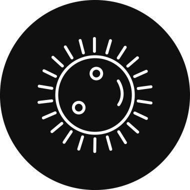 Güneş Simgesi Vektör illüstrasyonu