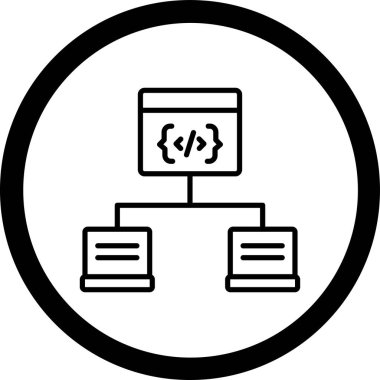 seo modern simgesinin vektör illüstrasyonu