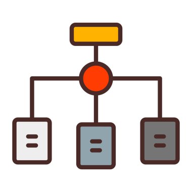 bağlantı renk vektörü simgesi