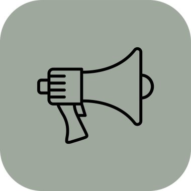 Hoparlör simgesi, vektör illüstrasyonu