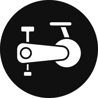 Bir benzin istasyonu simgesinin vektör illüstrasyonu