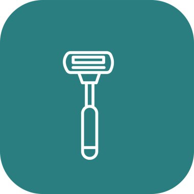 vektör jilet simgesi, vektör illüstrasyonu