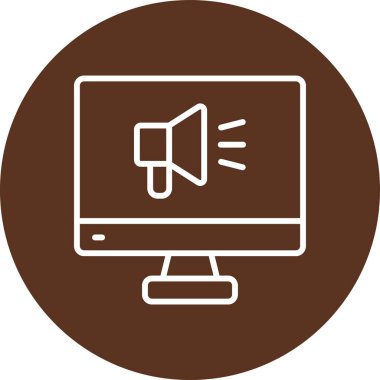 seo modern simgesinin vektör illüstrasyonu