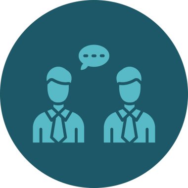 Web ve mobil uygulama tasarımınız için beyaz arkaplanda izole edilmiş iş simgesi vektörü, iş adamı logosu konsepti