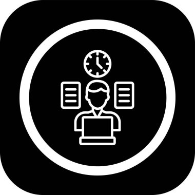 Kişisel bilgisayarın vektör simgesi