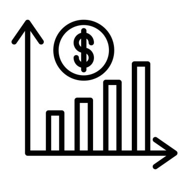 grafik ikonu vektör illüstrasyonu