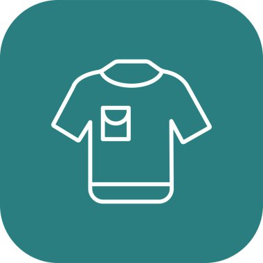 shirt simgesi vektör illüstrasyonu