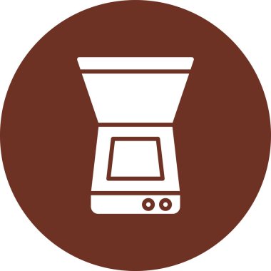 kahve öğütücü vektör simgesi