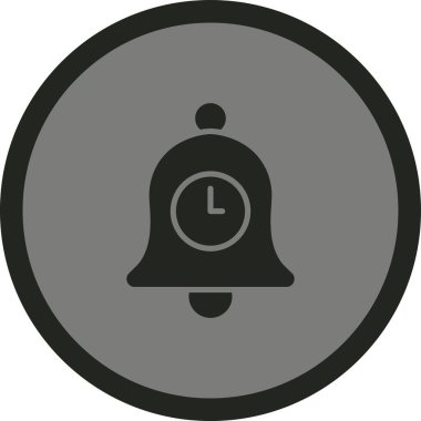 Çan simgesi vektör illüstrasyonu