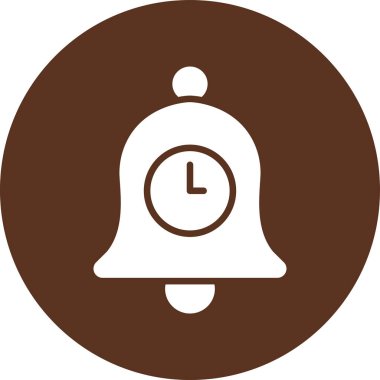 Saat simgesi vektör illüstrasyonu. zaman ve zaman sembolü.