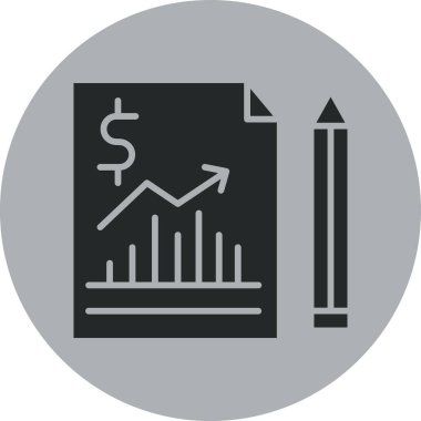 Grafik. Web simgesi basit illüstrasyon