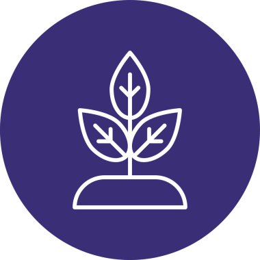 Ağaç simgesinin vektör illüstrasyonu