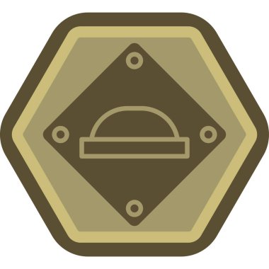 Askeri Miğfer. Basit tasarım