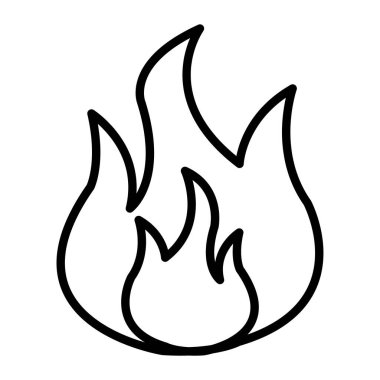 yanan alev simgesi, özet biçimi