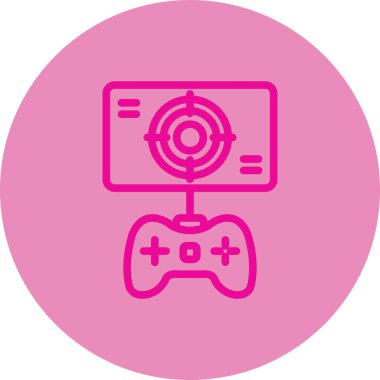 oyun simgesi vektör çizimi