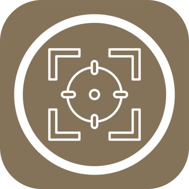 Pusulanın vektör illüstrasyon simgesi